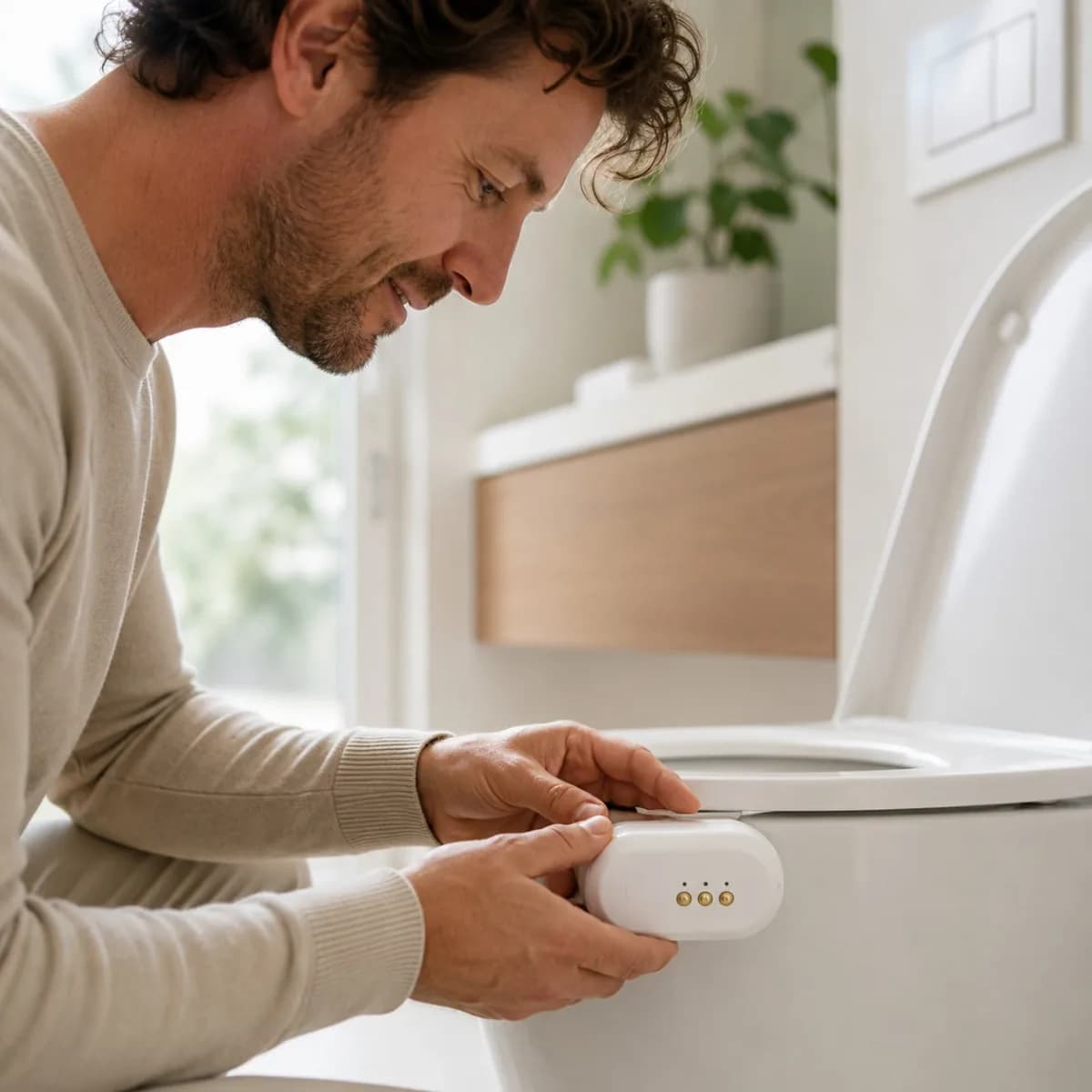 De Gutiva-sensor thuis vastklikken – in een paar minuten klaar, zonder gereedschap